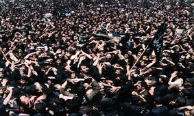 درگیری بین دو هیئت عزاداری با قمه در مشگین شهر اردبیل + فیلم