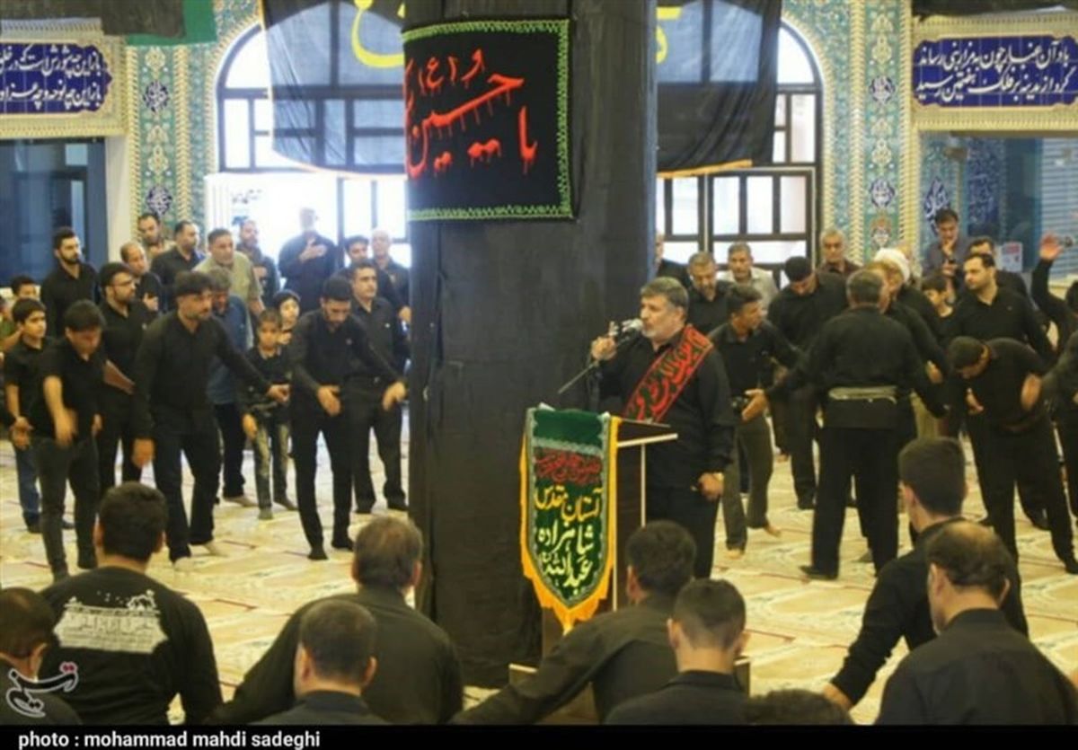 مراسم تاسوعای حسینی در جوار امامزاده عبدالله (ع) هندیجان+ تصویر