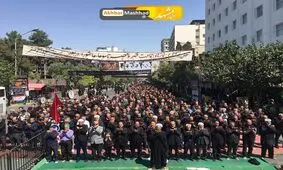 برگزاری نماز ظهر عاشورا در محورهای منتهی به حرم مطهر