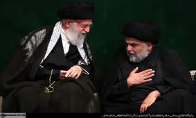 حضور مقتدی‌صدر در مراسم شام غریبان حسینیه امام خمینی(ره)+ عکس