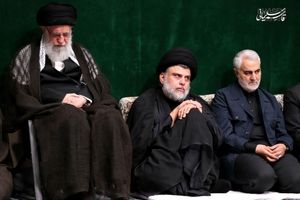 خط مقاومت در عکس‌های شام غریبان حسینیه امام خمینی