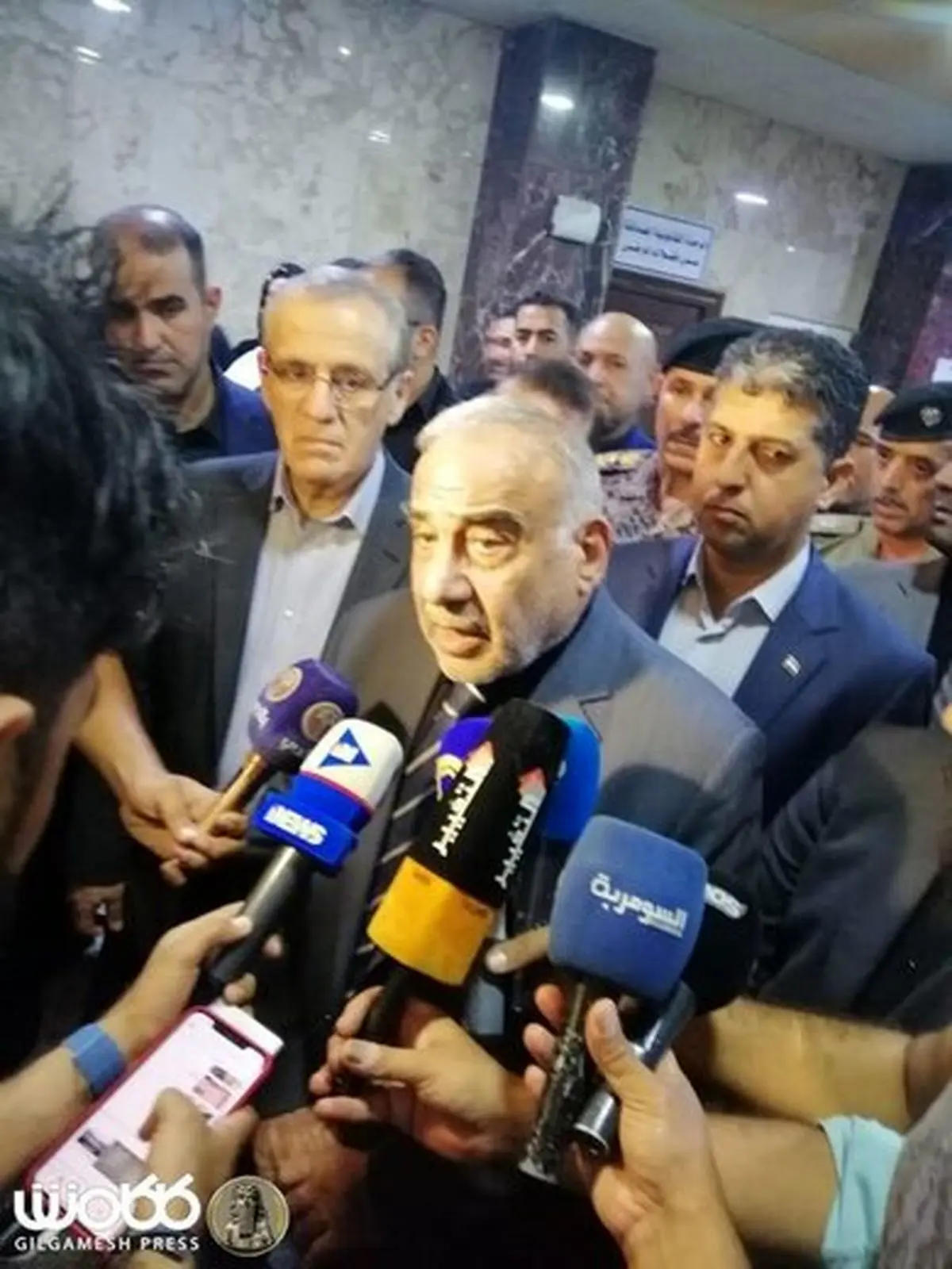 ورود عبدالمهدی به کربلا/ اعلام سه روز عزای عمومی