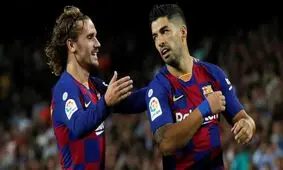 رکورد جدید برای سوارز در شب طوفانی بارسا