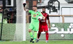 گل اول پرسپولیس به صنعت نفت آبادان توسط کنعانی‌زادگان