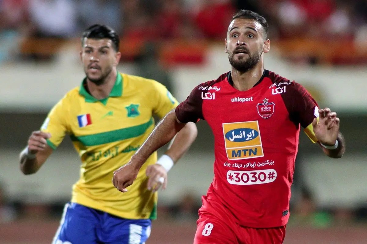 خلاصه بازی پرسپولیس تهران - صنعت نفت آبادان(ویدئو)