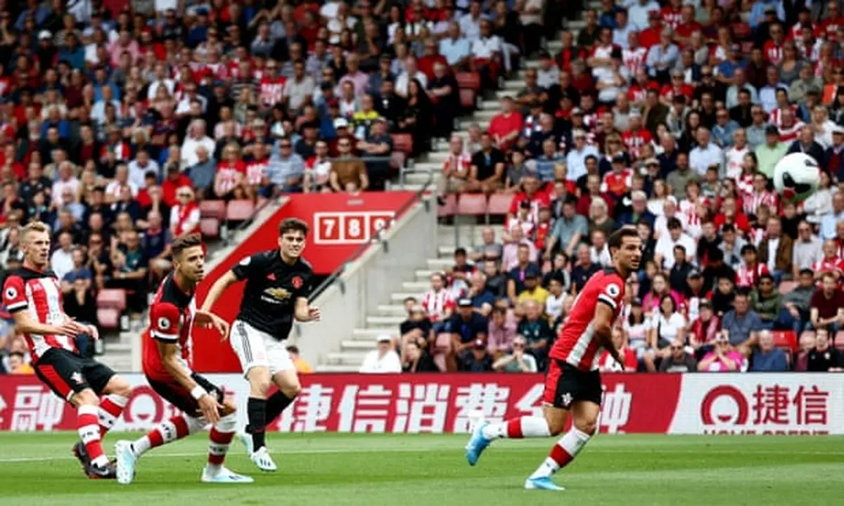 تساوی ناامیدکننده منچستر در زمین ساوتهمپتون