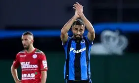 تشویق بی‌امان کاوه از سوی تماشاگران شارلروا