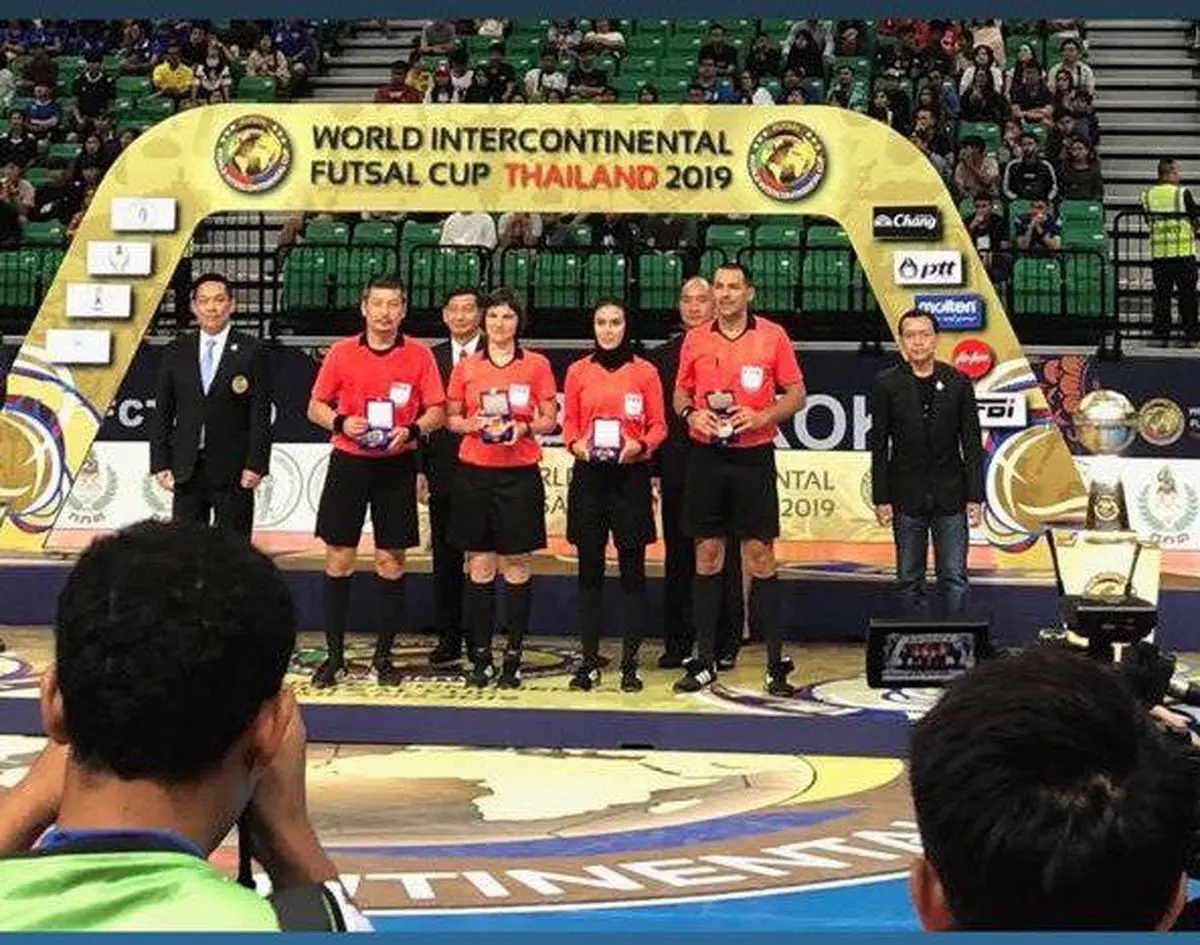 داور زن ایرانی پس از فینال جام باشگاه‌های جهان