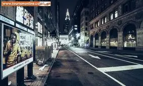 نیویورک خالی از جمعیت!