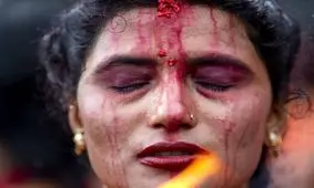 مراسم ویژه دختران مجرد برای پیدا کردن همسر!