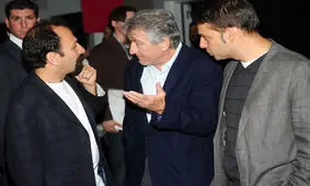 عکس| پیمان معادی ۱۰ سال پیش کنار رابرت دنیرو