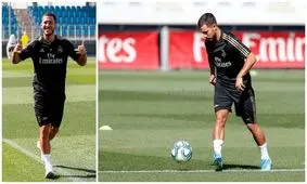 بازگشت هازارد به تمرینات رئال مادرید