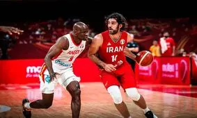 صمد، بهترین بازیکن ایران مقابل آنگولا