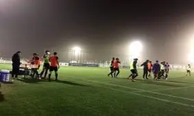 تمرین شبانه ایران در دوحه