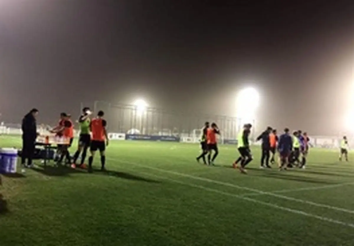 تمرین شبانه ایران در دوحه