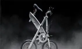 دوچرخه برقی که یک ثانیه‌ای تا می‌شود+تصاویر