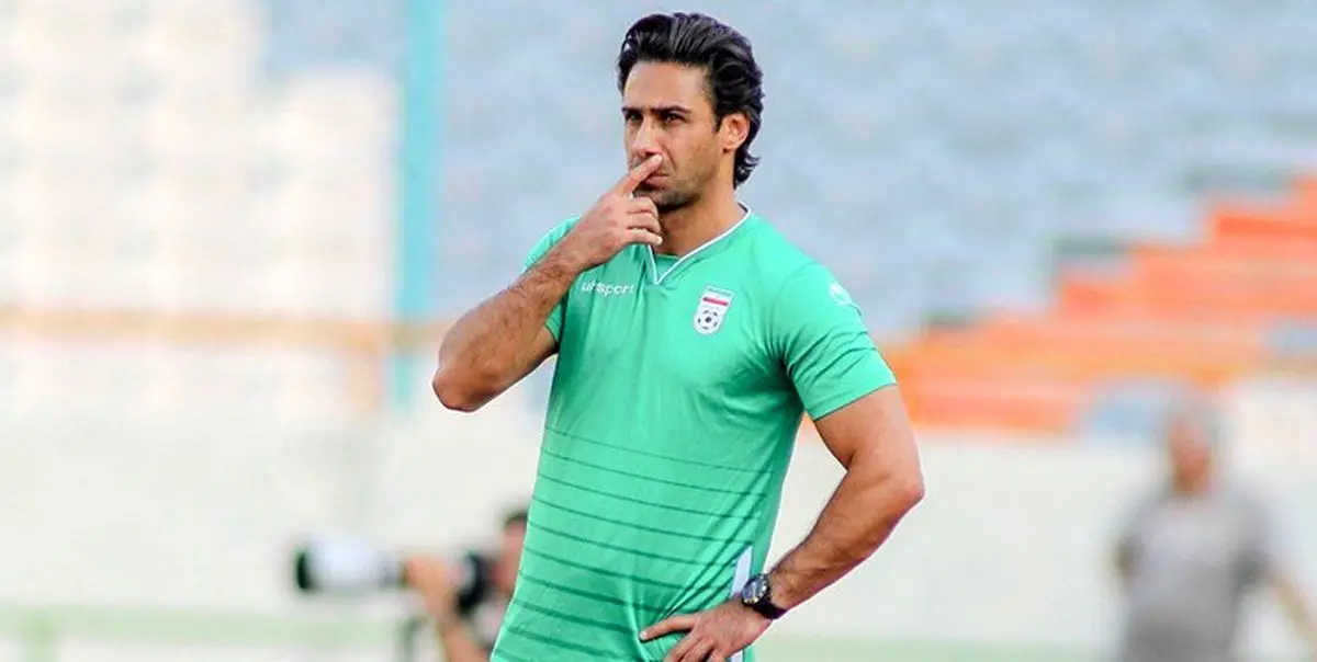 سرمربی تیم امید در تمرین سایپا حاضر شد