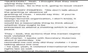 تکرار ادعاهای پمپئو علیه ایران