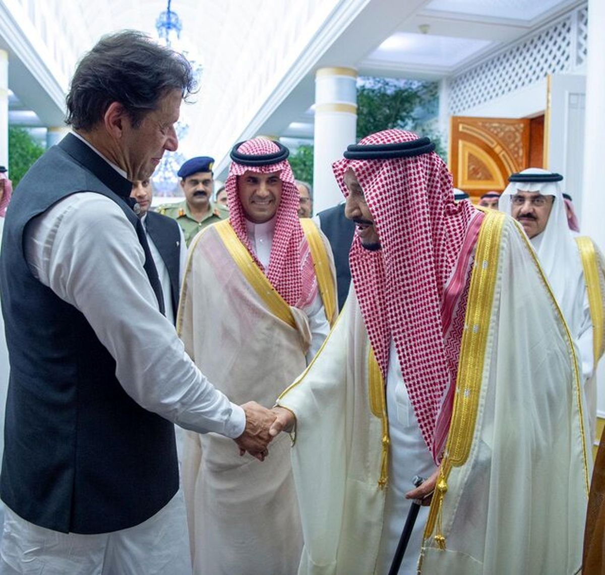 دیدار پادشاه سعودی با نخستوزیر پاکستان