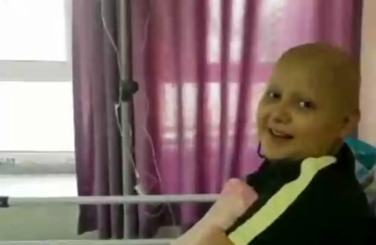 فیلم| آرزوی کودک مبتلا به سرطان برای دیدن امین حیایی