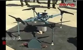 تصاویر پهپاد اسرائیلی حامل بمب خوشه‌ای، سرنگون‌شده در بلندی‌های جولان