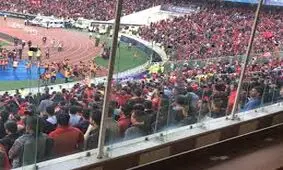 مصدومیت ۹۸ نفر در استادیوم آزادی