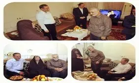 عکس/ روایت اینستاگرامی اسحاق جهانگیری از دیدار عیدانه سردار سلیمانی با مادرش