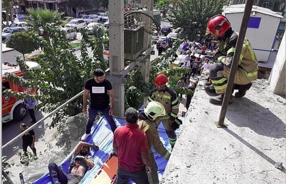 کارگر ساختمانی دچار برق‌گرفتگی شد