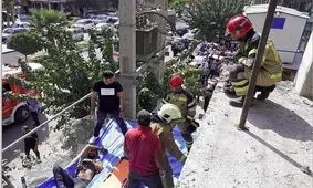 کارگر ساختمانی دچار برق‌گرفتگی شد