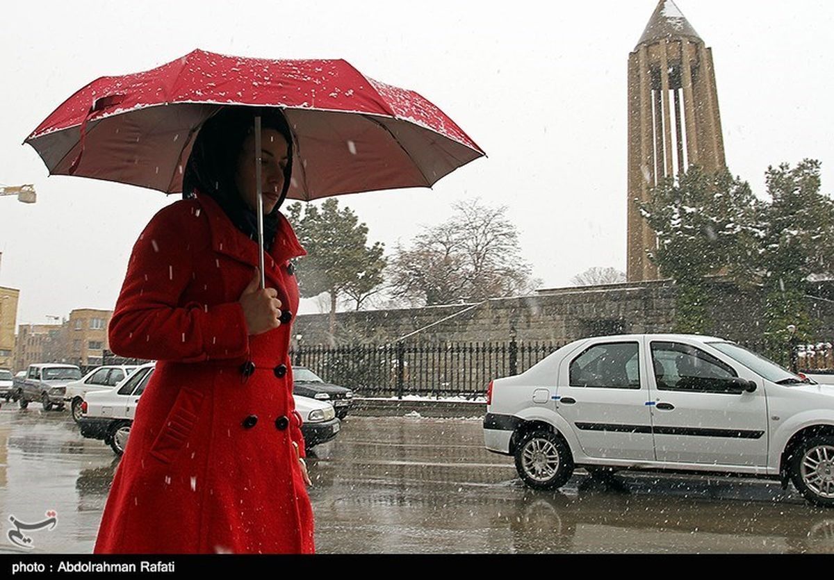 بهار همدان با بارش سنگین برف زمستانی شد