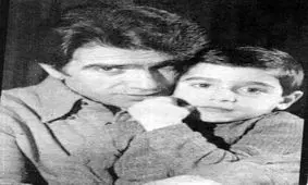 عکس‌هایی از استاد شجریان در آغوش پدر و مادرش