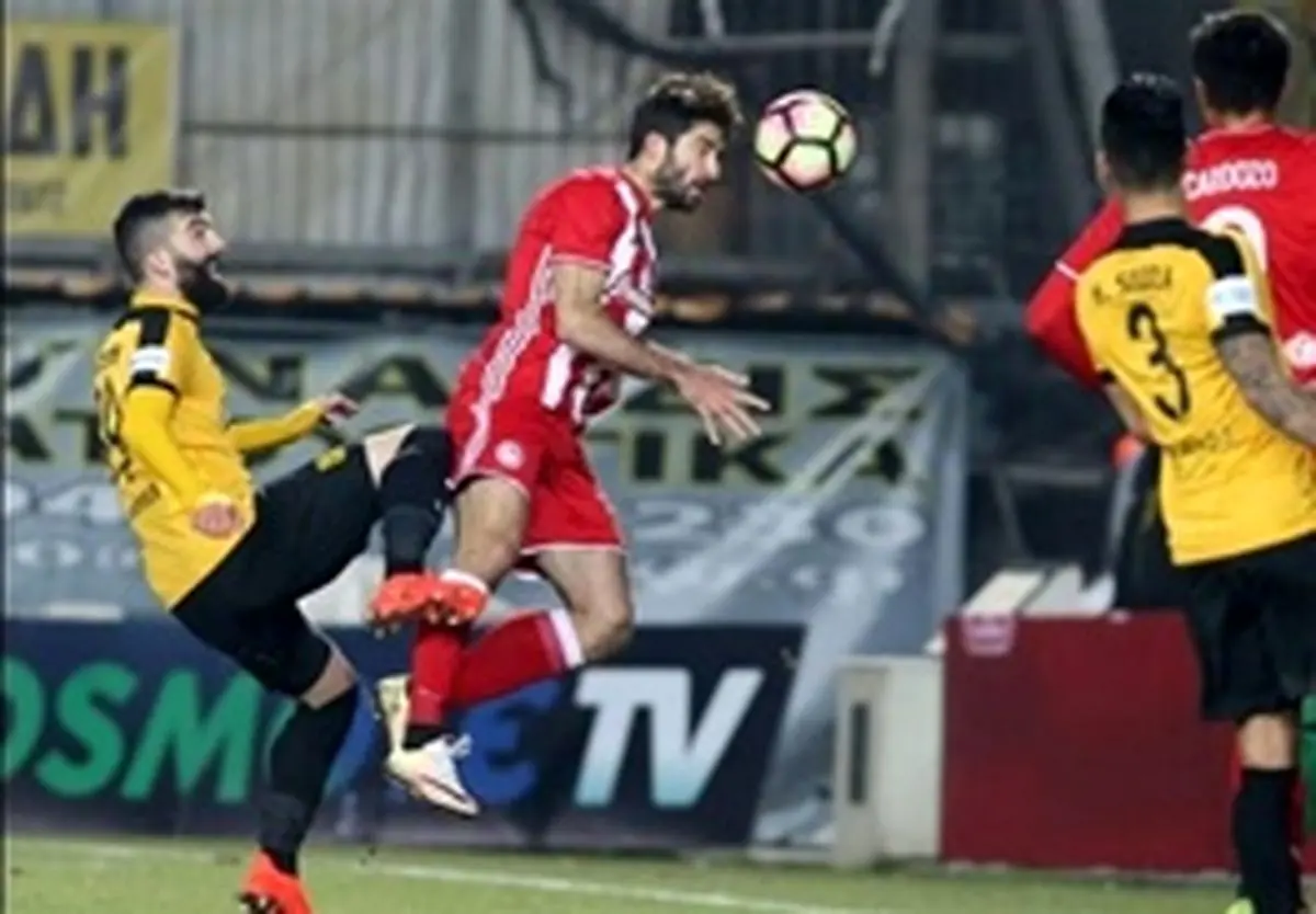 حمایت المپیاکوس از تیم‌ملی ایران به خاطر مهاجم ملی‌پوش خود