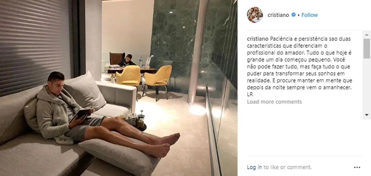 واکنش عجیب کریستیانو رونالدو به مراسم شب گذشته