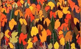 نقاشی روز، شاخ و برگ پاییز