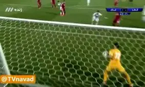 ضربه عقرب مهدي طارمي در دیدار با قطر