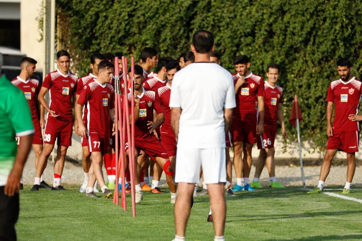 تمرین پرسپولیس برای بازی با سپاهان برگزار شد