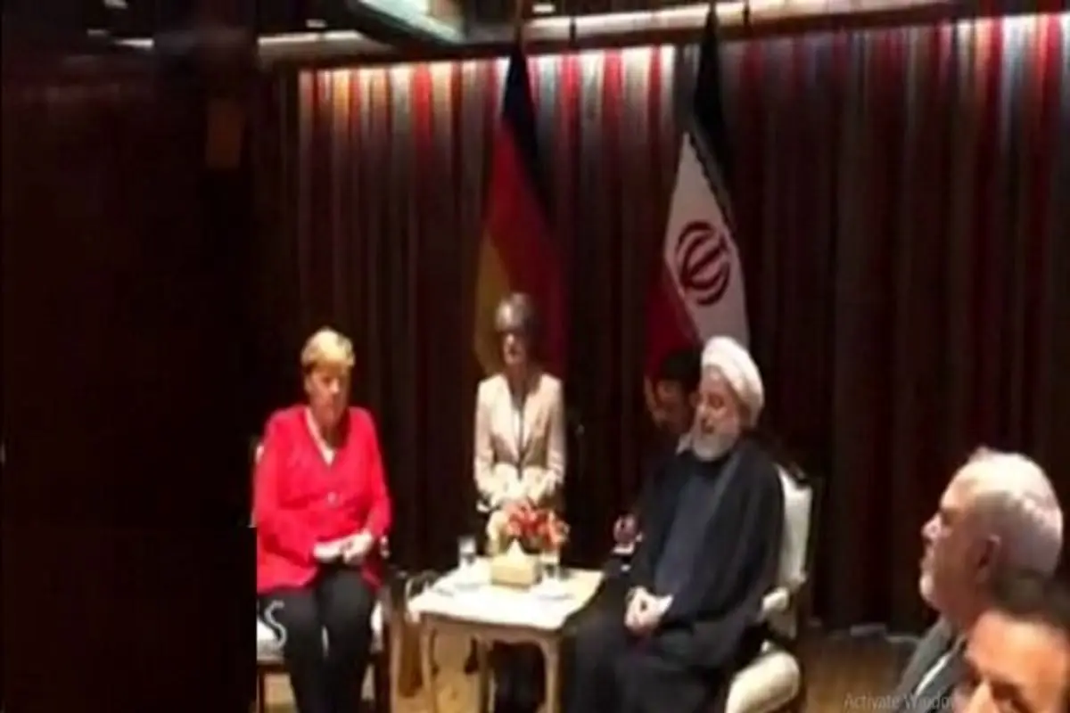 مرکل با روحانی دیدار کرد