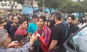 استقبال بی‌نظیر از بهنام بعد از برنز جهانی