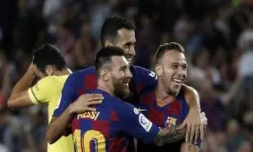 خلاصه بازی بارسلونا - ویارئال(ویدئو)