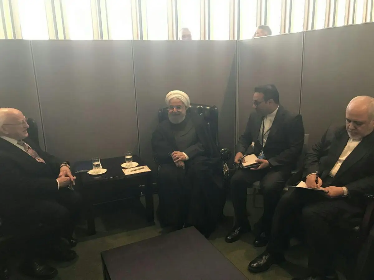 رئیس جمهور ایرلند با آقای روحانی دیدار و گفت‌وگو کرد