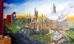 یک مادر باسلیقه، اتاق فرزند خود را مثل داستان‌های هری پاتر تزئین کرد+تصاویر