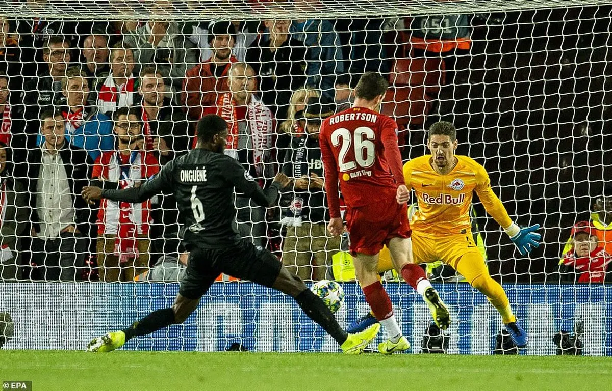 لیورپول 4-3 سالزبورگ: پیروزی سخت در آنفیلد