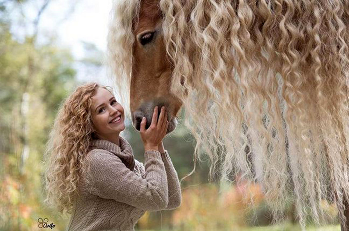 هر دختری به موهای این اسب حسادت میکند!