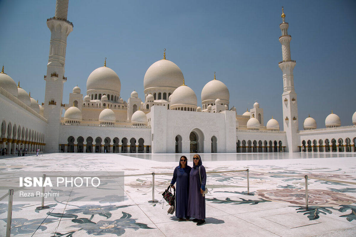 مسجد «شیخ زاید» ابوظبی+ عکس
