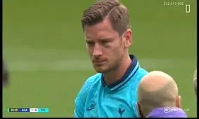 خطر از بیخ گوش مدافع بلژیکی تاتنهام گذشت