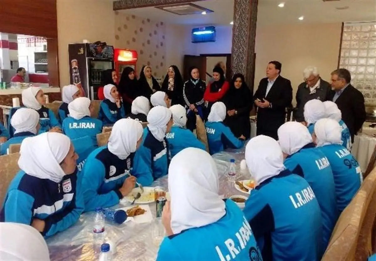 حضور ساکت در اردوی تیم ملی بانوان ایران