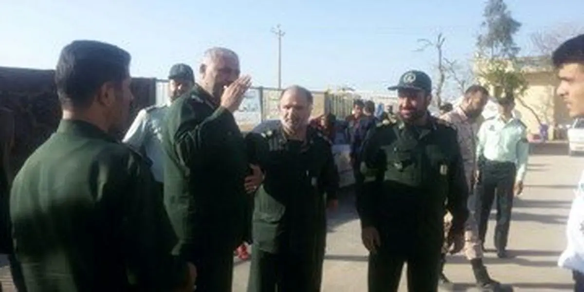 حضور یک فرمانده سپاه در جمع معترضان روستای چنار محمودی بعد از انتشار ویروس ایدز