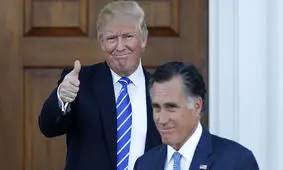 ترامپ: میت رامنی "الاغ" را استیضاح کنید!