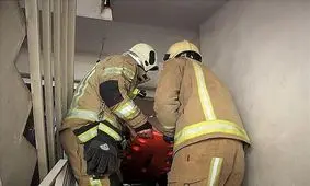 سقوط متهم در حال فرار در بجنورد