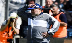 اولین پیروزی مارادونا به عنوان مربی خیمناسیا